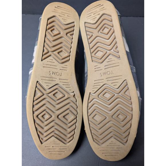 TOMS Slip On Camouflage Canvas Loafers MENS SIZE 13 Casual Comfy Lounge Shoes - Picture 8 of 8